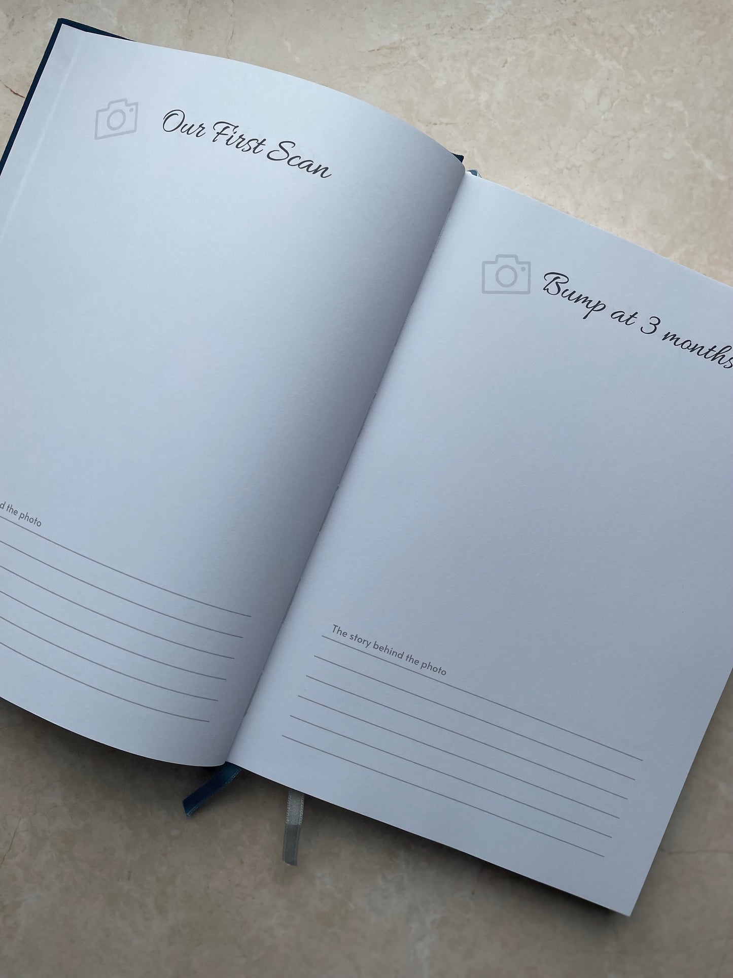 Our Baby Journal - Memory Book - Midnight Blue