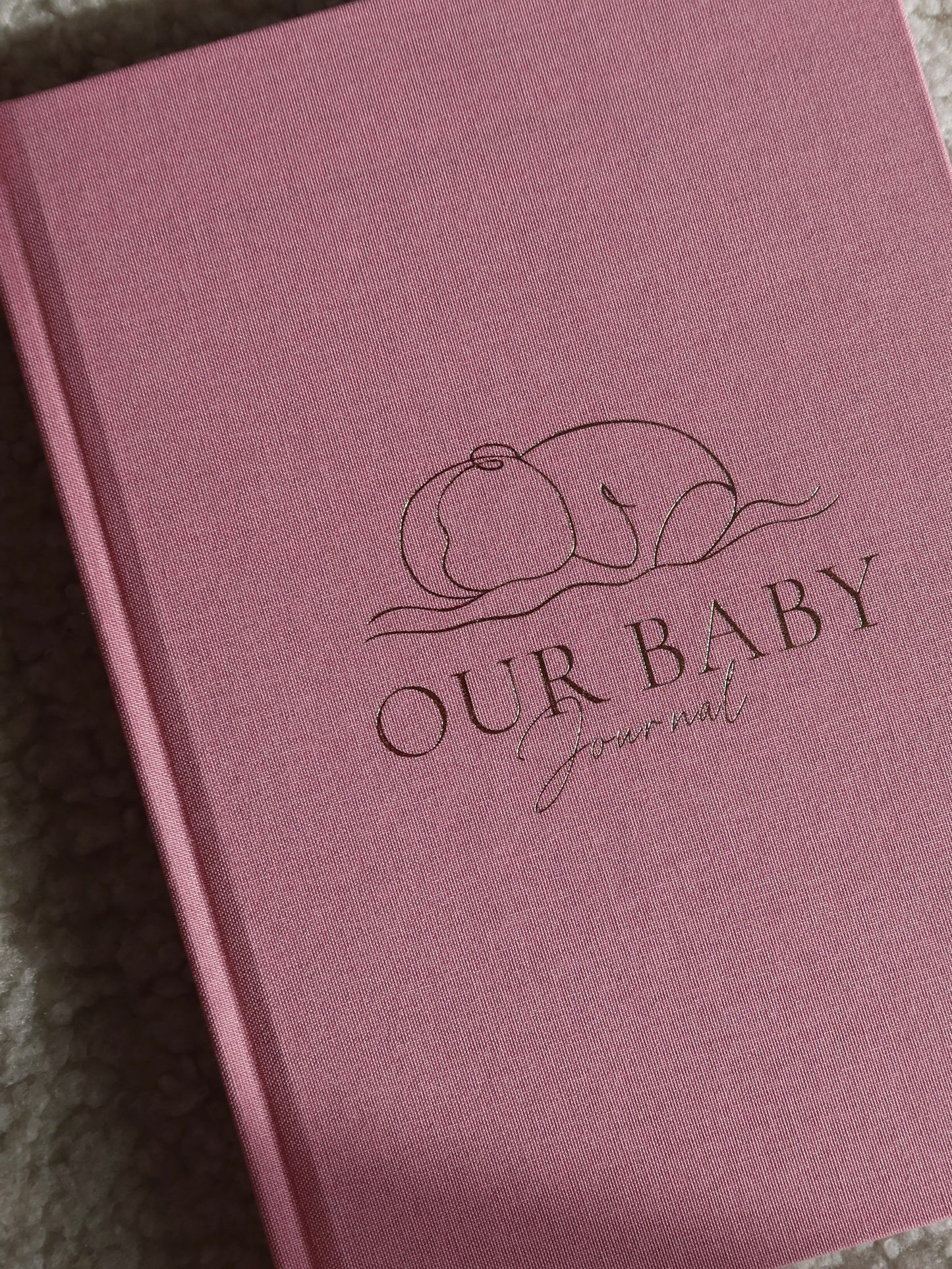 Our Baby Journal - Memory Book - Cherry Blossom Pink