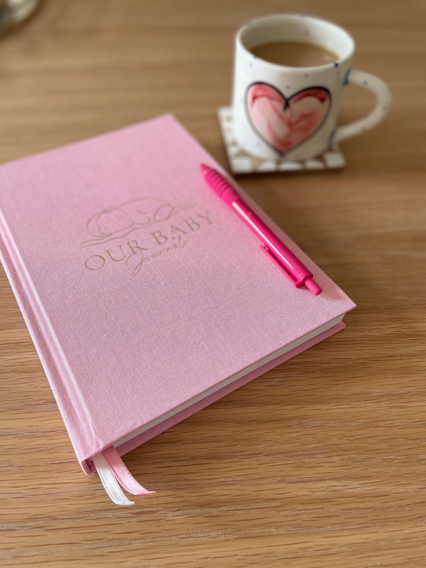 Our Baby Journal - Memory Book - Cherry Blossom Pink