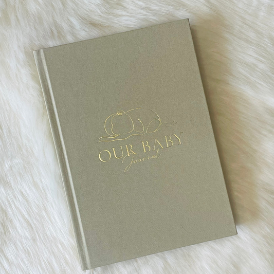 Our Baby Journal - Memory Book & Planner - Sand