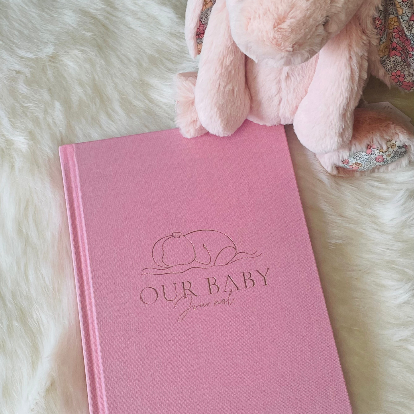 Our Baby Journal - Memory Book - Cherry Blossom Pink