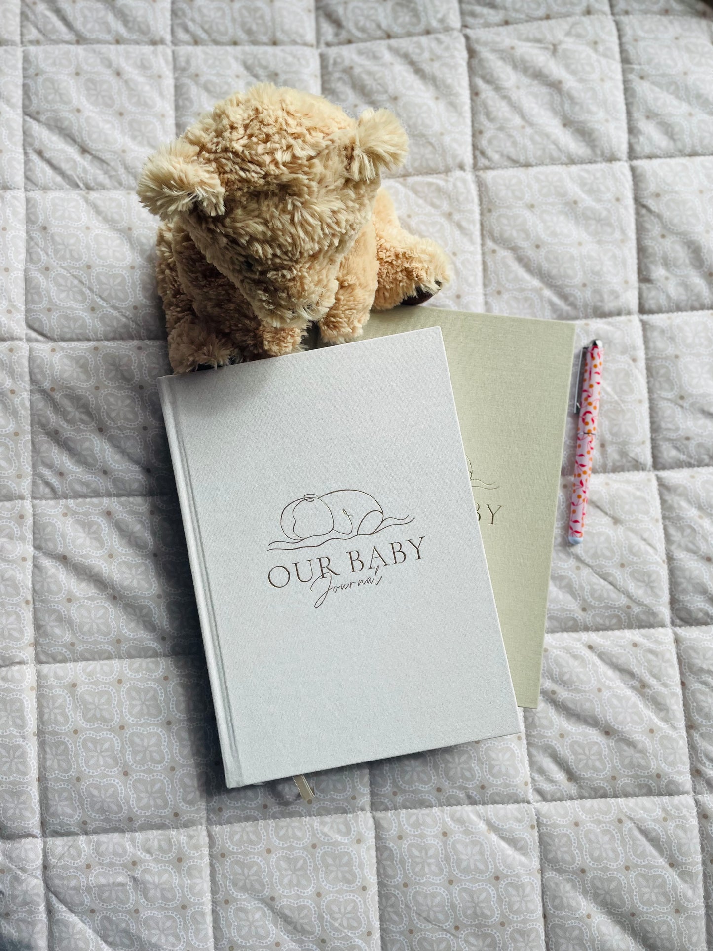 Our Baby Journal - Memory Book & Planner - Sand
