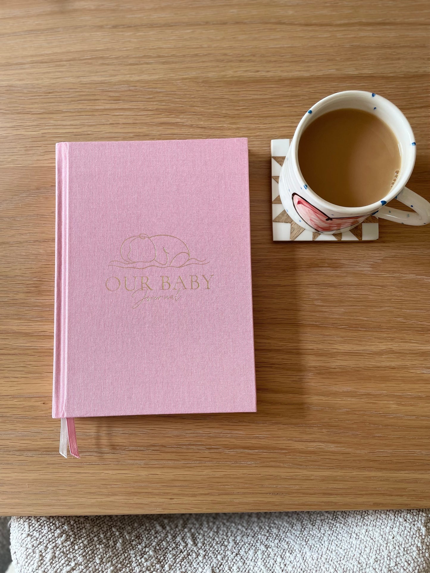 Our Baby Journal - Memory Book - Cherry Blossom Pink