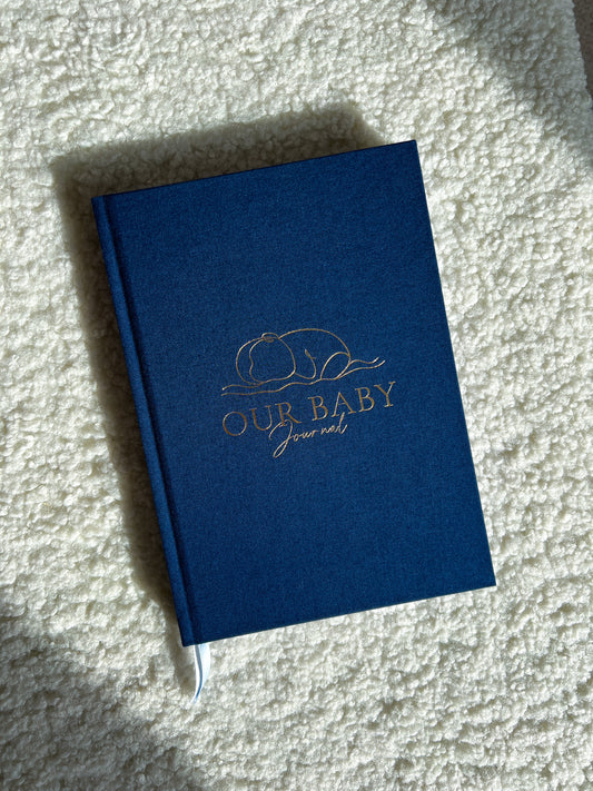 Our Baby Journal - Memory Book - Midnight Blue